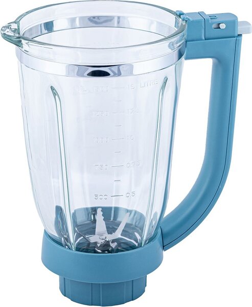 Tognana Frullatore con Bicchiere Tritaghiaccio Capacit 1.5 Litri Potenza 1000 Watt 2 Velocit + Pulse colore Blu - D2DFU03IRZU Iridea