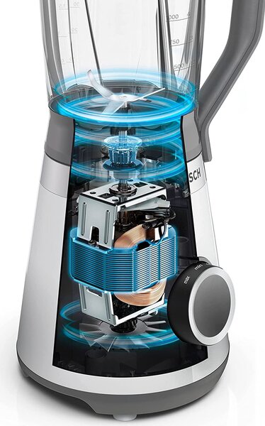 Bosch Frullatore Da Tavolo Potenza 1200 W Nero Inox - MMB6172S