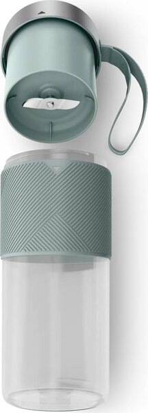 Moulinex Frullatore Portatile per Smoothies a Batteria Capacit 300 ml 1 Velocit con Cavo di Ricarica e Porta USB colore Grigio - LM1C0410 Lightmix