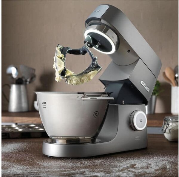 Kenwood Frusta per Robot da Cucina Compatibile con Modelli Gamma Chef Materiale in Plastica colore Grigio - K Flexi AT501