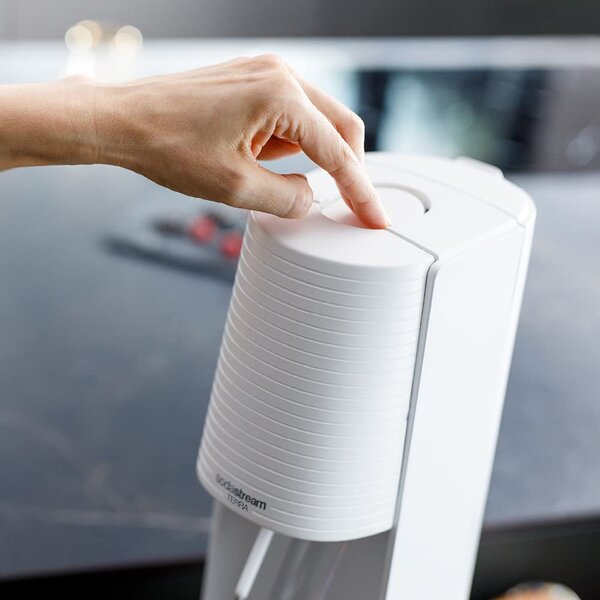 SODASTREAM Gasatore acqua Capacit 1 Litro + Bottiglia colore Bianco TERRAWHPAK