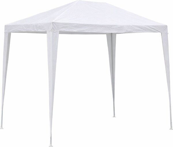 Giardini del Re Gazebo da Giardino 3x2 mt in Acciaio/Tessuto colore Bianco - Fiera