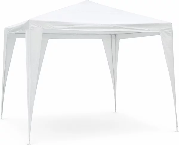 Domus Gazebo da Giardino 3x3 mt in Acciaio/Tessuto colore Bianco