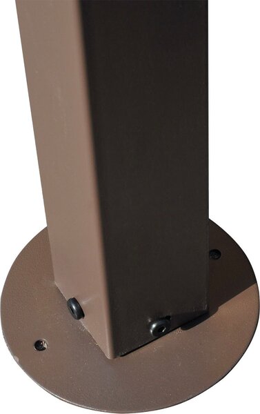 VivaGarden Gazebo da Giardino 3x3 mt in Ferro/Tessuto con Doppio tetto Protezione raggi UV e Tende colore Beige