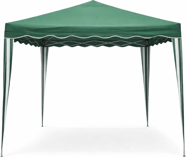 Lifeingarden Gazebo da Giardino 3x3 mt Pieghevole in Acciaio/Tessuto colore Bianco - Sumter