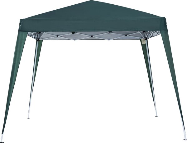 VivaGarden Gazebo da Giardino 3x3 mt Pieghevole in Acciaio/Tessuto colore Verde