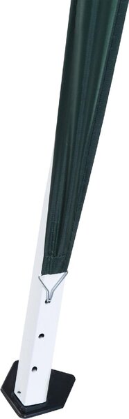 VivaGarden Gazebo da Giardino 3x3 mt Pieghevole in Acciaio/Tessuto colore Verde