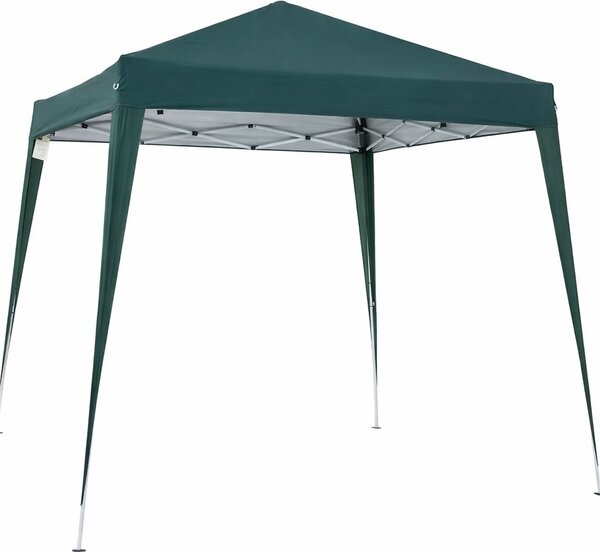 VivaGarden Gazebo da Giardino 3x3 mt Pieghevole in Acciaio/Tessuto colore Verde