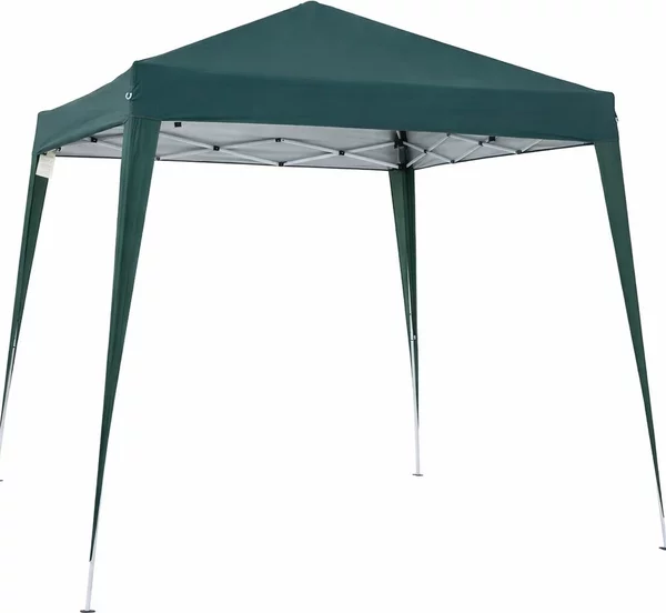 VivaGarden Gazebo da Giardino 3x3 mt Pieghevole in Acciaio/Tessuto colore Verde