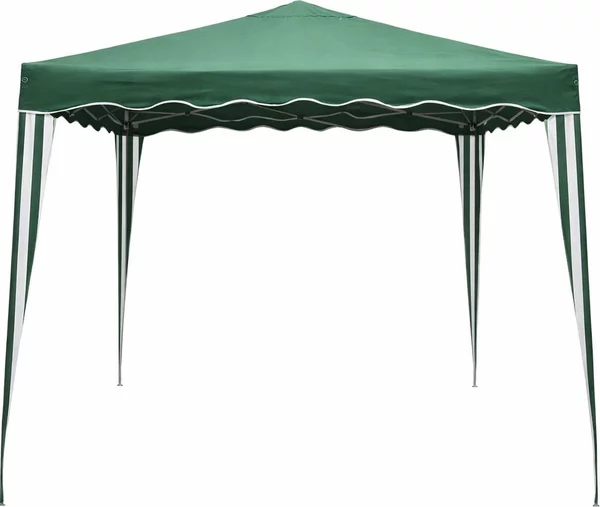 Lifeingarden Gazebo da Giardino 3x3 mt Pieghevole in Acciaio/Tessuto colore Verde - Sumter