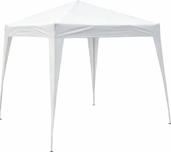 VivaGarden Gazebo da Giardino 3x3 mt Pieghevole in Acciaio/Tessuto con Protezione raggi UV colore Bianco