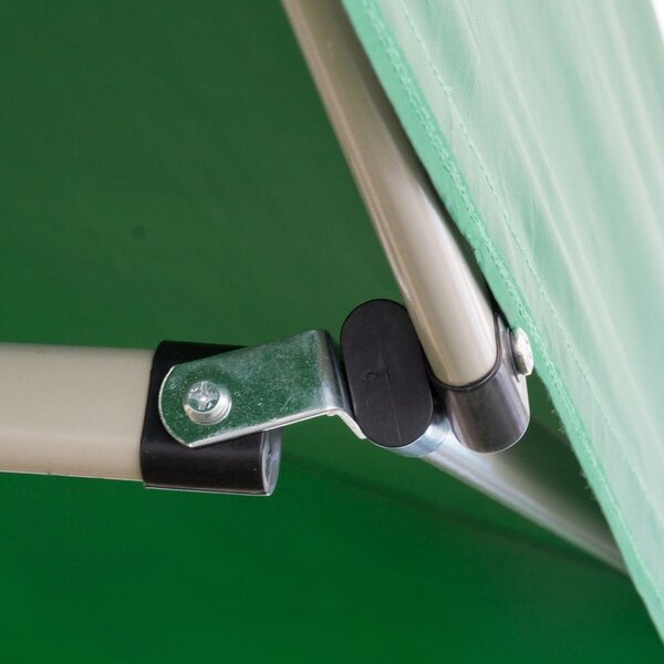 Divina Garden Gazebo da Giardino 3x3 mt Pieghevole in Acciaio/Tessuto con Protezione raggi UV colore Verde
