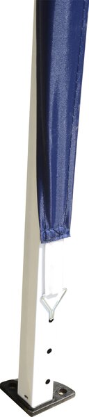 VivaGarden Gazebo da Giardino 3x3 mt Pieghevole in Acciaio/Tessuto con Protezione raggi UV colore Blu