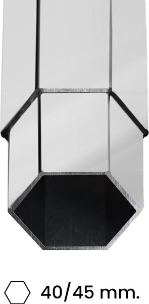 Divina Garden Gazebo da Giardino 3x3 mt Pieghevole in Alluminio/Tessuto colore Bianco - Market-Pro