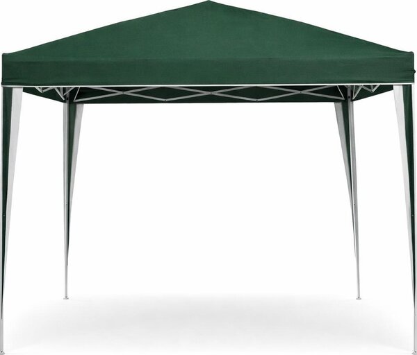 Amicasa Gazebo da Giardino 3x3 mt Pieghevole in Metallo/Tessuto colore Verde