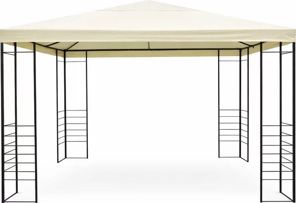 Amicasa Gazebo da Giardino 3x4 mt in Ferro/Tessuto colore Crema - Nizza
