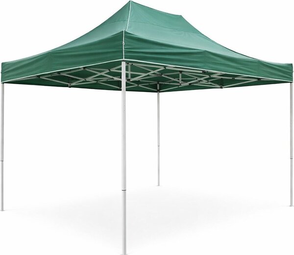 VivaGarden Gazebo da Giardino 3x4 mt Pieghevole in Acciaio/Tessuto colore Verde - Lilla