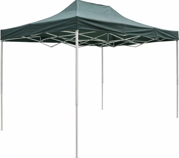 VivaGarden Gazebo da Giardino 3x4 mt Pieghevole in Acciaio/Tessuto colore Verde - Rocky
