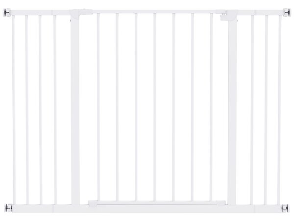 PawHut Cancellino per Cani di Sicurezza Estensibile da 76-107cm Montaggio a Pressione, Metallo e Plastica|Aosom