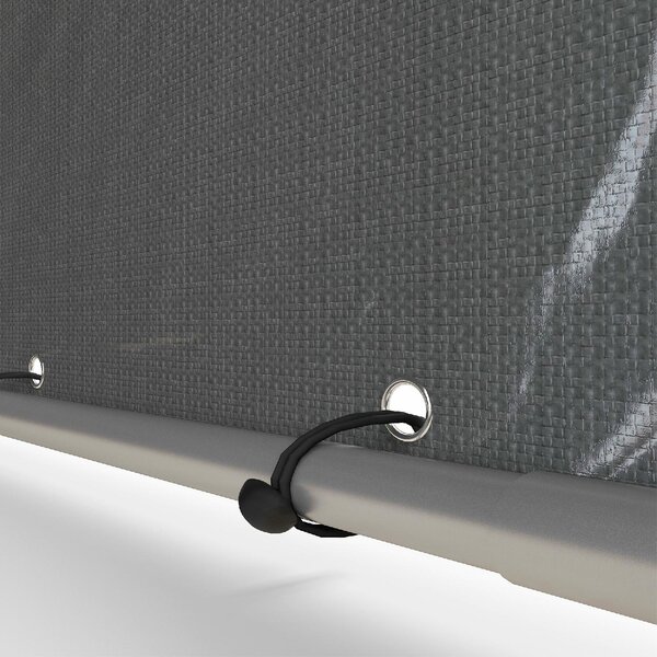 VivaGarden Gazebo da Giardino Tenda Garage Moto Bici 1,6x2 mt in Acciaio/Tessuto Protezione raggi UV Chiuso con Porta Avvolgibile colore Grigio Chi