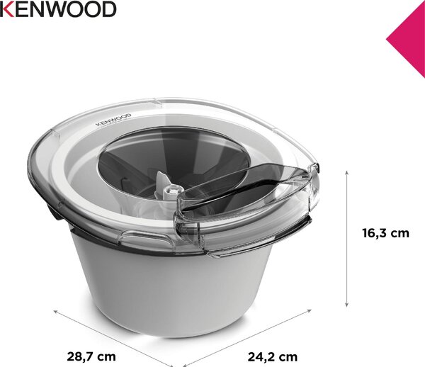 Kenwood Gelatiera Macchina per Sorbetto Capacit 1 Litro colore Bianco - AW20010022
