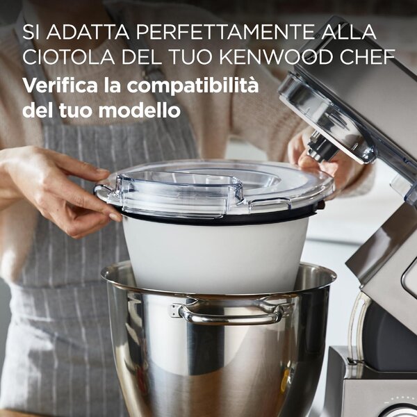 Kenwood Gelatiera Macchina per Sorbetto Capacit 1 Litro colore Bianco - AW20010022