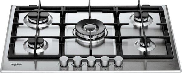 Whirlpool GMAL 7522/IXL Piano Cottura 5 Fuochi a Gas 75 cm colore Inox