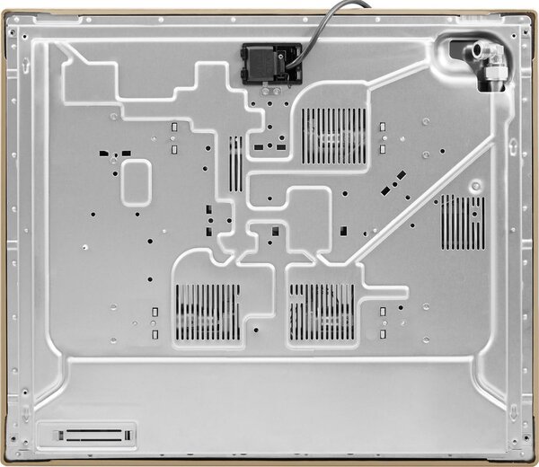 Whirlpool Piano Cottura 4 Fuochi a Gas da Incasso (1 Bruciatore Doppia Corona) Larghezza 60 cm Griglie in Ghisa colore Inox - GMR 6422 / IXL