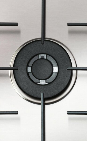 Whirlpool GMAL 9522/IXL Piano Cottura 5 Fuochi a Gas 86 cm Piano in Acciaio Inossidabile colore Inox