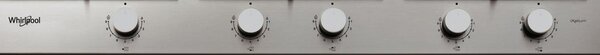 Whirlpool GMAL 9522/IXL Piano Cottura 5 Fuochi a Gas 86 cm Piano in Acciaio Inossidabile colore Inox