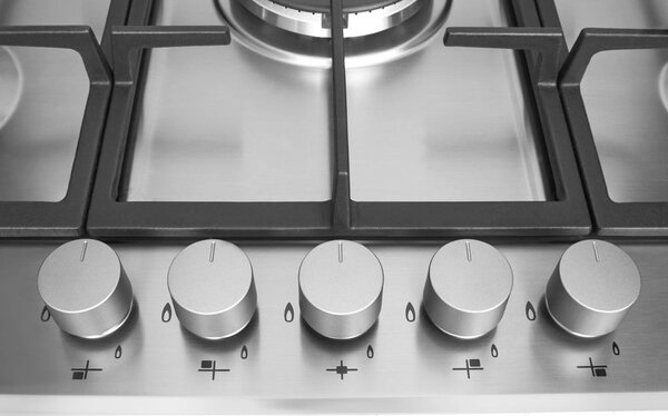 Whirlpool GMR 7522/IXL Piano Cottura 5 Fuochi a Gas 75 cm Griglie in Ghisa (1 Bruciatore Doppia Corona) colore Inox