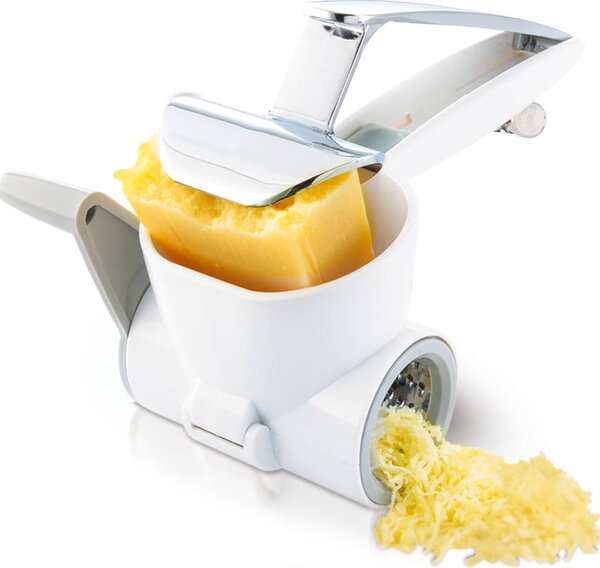 Leifheit Grattugia a manovella per formaggio Bianco Acciaio inossidabile - 03148