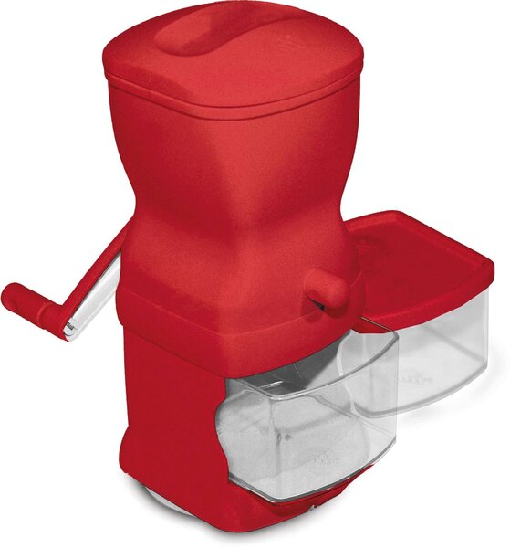 GHIDINI Grattugia a rullo Easy Acea con cassetto chiusura ermetica Colori Assortiti - 2512