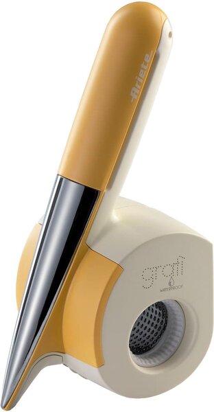 Ariete Grattugia elettrica Ricaricabile Formaggio Pane secco Frutta secca 2 Rulli Grattugia e Scaglie Lavabile - 0457/00 Grat Waterproof