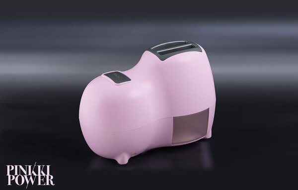 REBER Grattugia elettrica Potenza 140 Watt Funzionamento continuo colore Rosa - 9250 RS Fido Pinkki Power