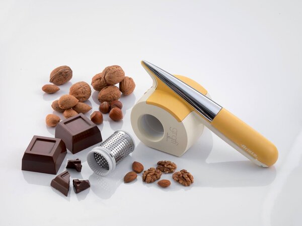 Ariete Grattugia elettrica Ricaricabile Formaggio Pane secco Frutta secca 2 Rulli Grattugia e Scaglie Lavabile - 0457/00 Grat Waterproof