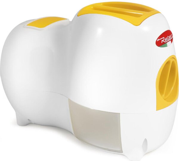 REBER Grattugia elettrica Potenza 140 Watt Funzionamento continuo colore Bianco Giallo - 9250 BG Fido