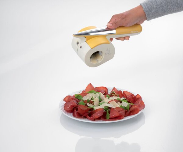 Ariete Grattugia elettrica Ricaricabile Formaggio Pane secco Frutta secca 2 Rulli Grattugia e Scaglie Lavabile - 0457/00 Grat Waterproof