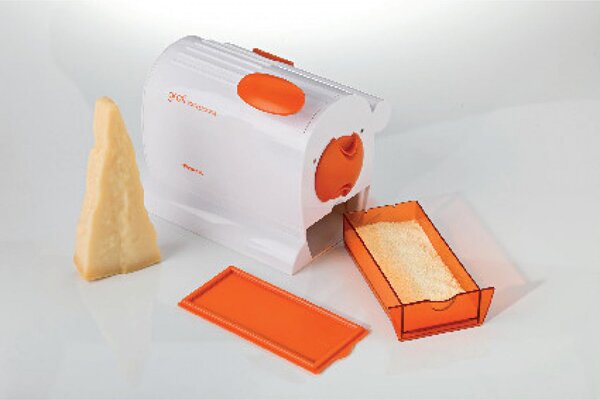Ariete Grattugia Elettrica formaggio Professionale con rullo Potenza 120 Watt - 445 Grat Professional Orange