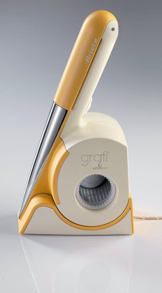 Ariete Grattugia elettrica Ricaricabile Formaggio Pane secco Frutta secca 2 Rulli Grattugia e Scaglie Lavabile - 0457/00 Grat Waterproof