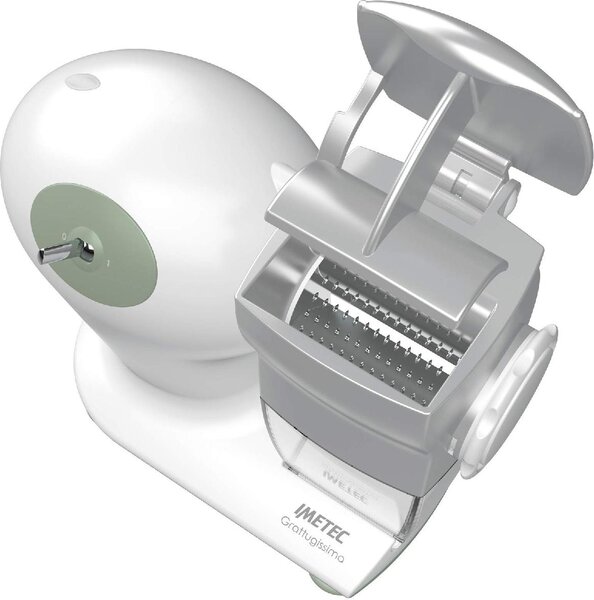 Imetec Grattugia Elettrica Potenza 150 Watt colore Bianco/Verde - 7480 Grattugissima
