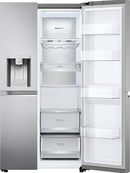 Lg GSLV90PZAD Frigorifero Americano Side by Side Capacit 635 Litri Classe energetica D Raffreddamento No Frost colore Silver