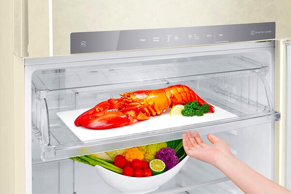 Lg GTF744SEPZD Frigorifero Doppia Porta No Frost Capacit 546 Litri Classe energetica E colore Sabbia