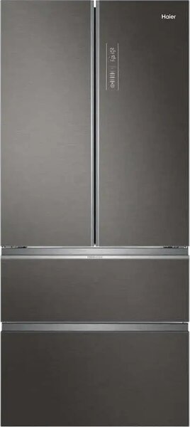 Haier HB18FGSAAA Frigorifero Americano 4 porte Side by Side 508 Litri Classe E No Frost / Multi Airflow colore Titanio