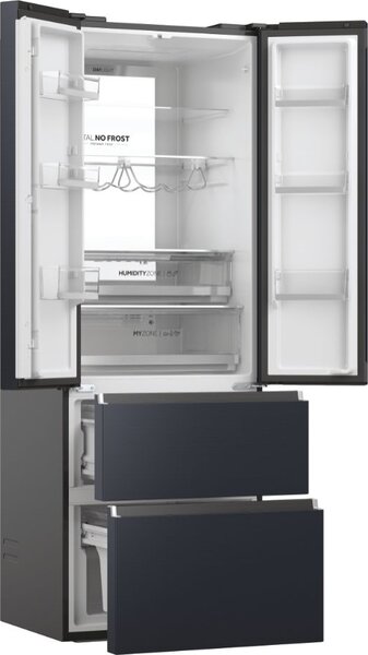Haier HFW7720ENMB Frigorifero Americano Side by Side Capacit 477 Litri Classe energetica E Raffreddamento No Frost Wifi colore Nero