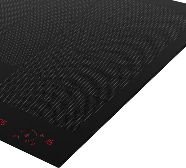 Beko HII68811NT Piano Cottura Induzione 8 Fuochi 60 cm Piano in Vetro colore Nero