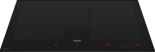 Beko HII68811NT Piano Cottura Induzione 8 Fuochi 60 cm Piano in Vetro colore Nero
