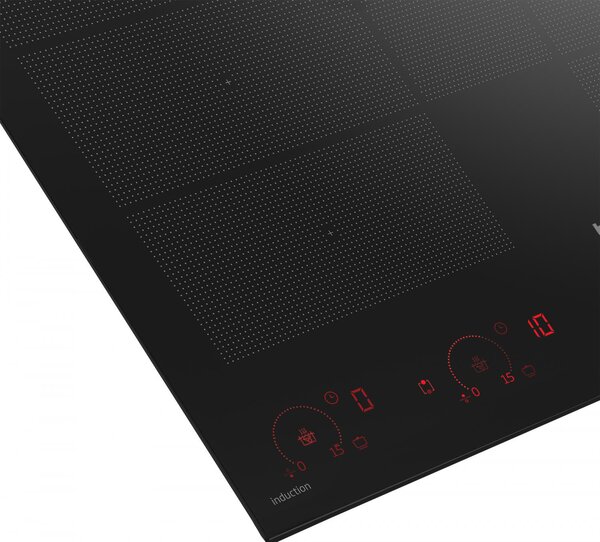 Beko HII68811NT Piano Cottura Induzione 8 Fuochi 60 cm Piano in Vetro colore Nero