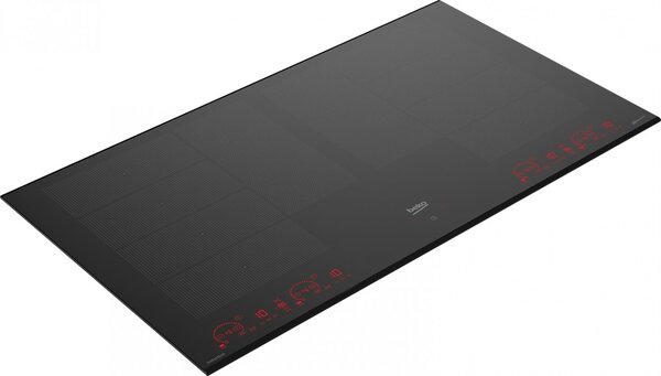 Beko HII88810NTI Piano Cottura Induzione 8 Fuochi 80 cm Piano in Vetro colore Nero