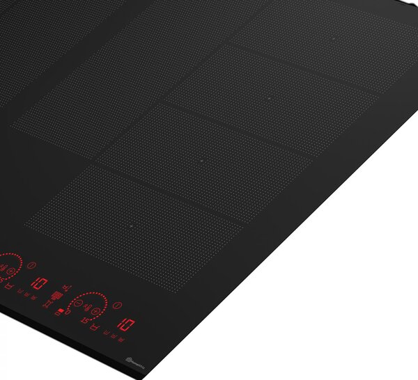 Beko HII88810NTI Piano Cottura Induzione 8 Fuochi 80 cm Piano in Vetro colore Nero